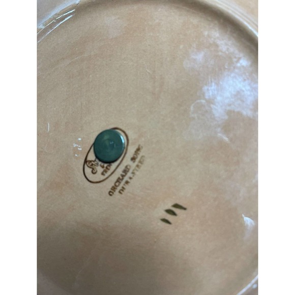 Vintage Mid Century Stangl Orchard Song 10" Tidbit Plate - Picture 7 of 9